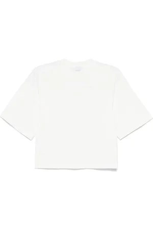 Pinko Top, Dame, Hvid, M, Hvide Crew Neck T-shirts og Polos