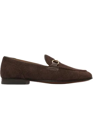 Scarosso Sko, Dame, Brun, 36 EU, Læder, Brune Velvet Horsebit Loafers
