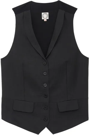 Inès de la Fressange Jakke, Dame, Sort, 2XS, Blouses & Bluser