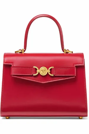 VERSACE Taske, Dame, Rød, ONE SIZE, Uld, Rød Håndtaske Ss25 Elegant Skuldertaske