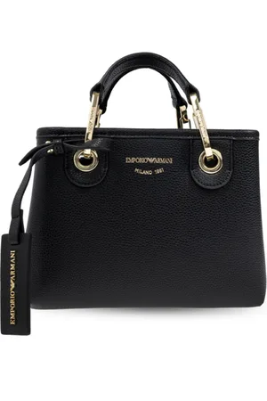 Emporio Armani Taske, Dame, Sort, ONE SIZE, Uld, Hjortetryk MyEA Mini Taske