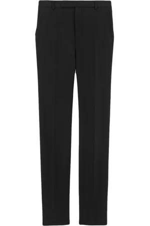 Saint Laurent Bukser, Herre, Sort, L, Højtaljede Suit Bukser