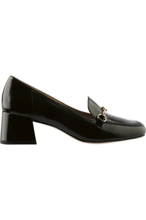 Högl Sko, Dame, Sort, 38 1/2 EU, Læder, Elegante læder Horsebit pumper