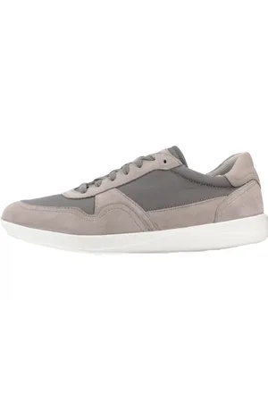 Geox Sko, Herre, Grå, 43 EU, Uld, Moderne Kennet Sneakers