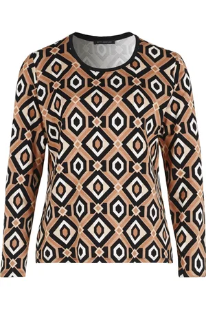Betty Barclay Top, Dame, Brun, M, Blomsterprint Langærmet Skjorte