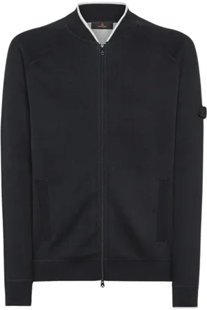 Peuterey Strik, Herre, Blå, 2XL, Mosk Sweaters i Mørkeblå