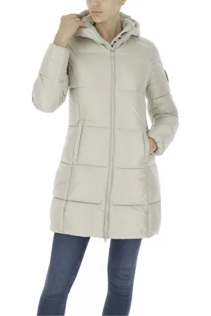 save the duck Frakke, Dame, , L, Uld, Quilted Hooded Jacket