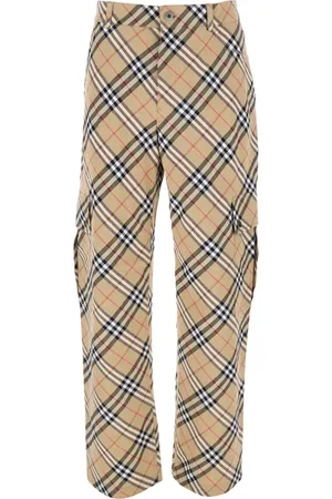 Burberry Bukser, Herre, , L, Bomuld, Cargo Bukser med Vintage Check
