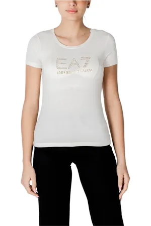 EA7 Top, Dame, , L, Bomuld, Kortærmet T-shirt Modal Bomuld