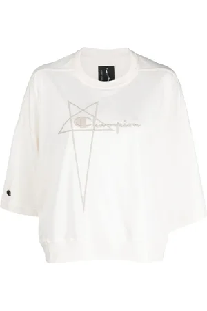 Rick Owens Top, Dame, , S, Bomuld, Cropped T-shirt