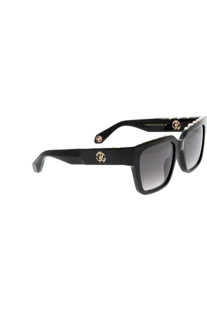 Roberto Cavalli Tilbehør, unisex, Sort, ONE SIZE, Uld, Stilfulde solbriller
