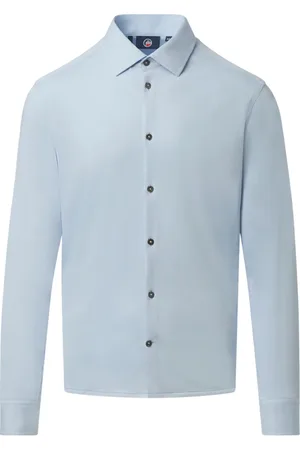 Fusalp Skjorte, Herre, Blå, 2XL, Bomuld, Afslappet skjorte
