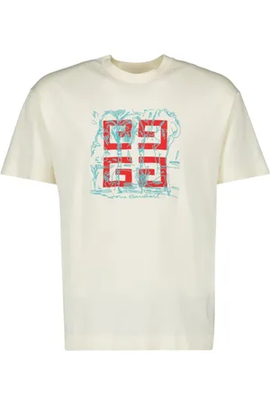 Givenchy Top, Herre, , XL, Bomuld, 4G Print T-shirt i