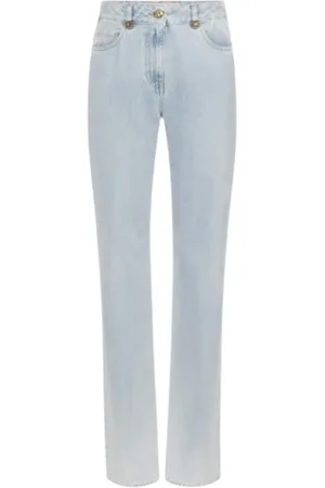 Elisabetta Franchi Jeans, Dame, Blå, W27, Elegant Modekollektion