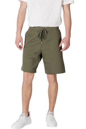 Replay Shorts, Herre, Grøn, M, Bomuld, Cotton Bermuda Shorts