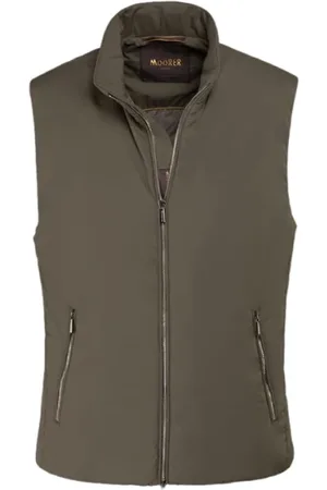 MOORER Jakke, Herre, Grøn, 3XL, Acqua Line Vest med Paraplyer