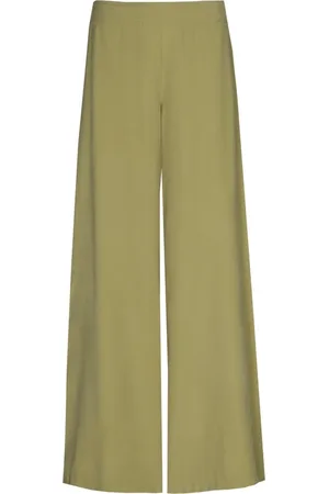 Marie Méro Bukser, Dame, Grøn, 3XL, Grøn Brede Ben Flowing Bukser