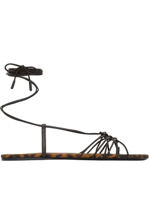 Saint Laurent Sko, Dame, Brun, 39 EU, Uld, Babylone Flat Sandal