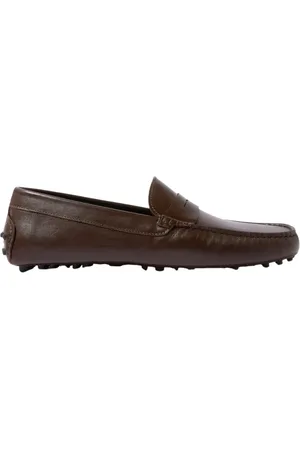 Scarosso Sko, Herre, Brun, 42 EU, Læder, Michael Loafers