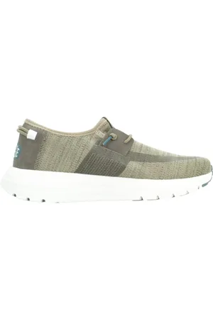 Hey dude Sko, Herre, Brun, 43 EU, Uld, Stilfulde Afslappede Sneakers til Mænd