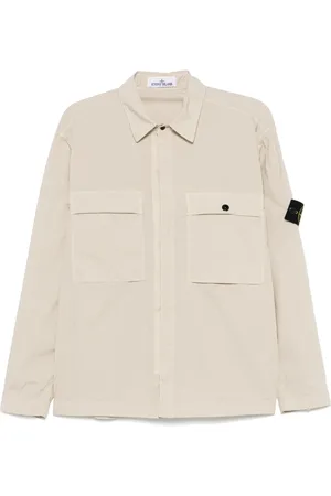 Stone Island Jakke, Herre, , S, Bomuld, Skjorte med Lommer