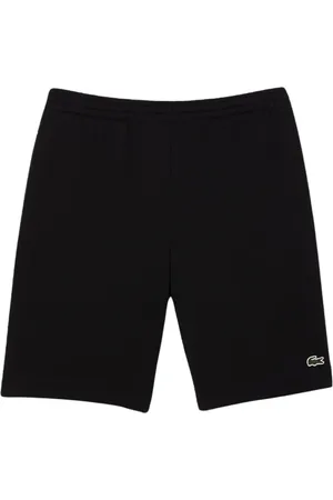 Lacoste Shorts, Herre, Sort, S, Bomuld, Sort Bomuldssweatshorts Krokodille Broderet