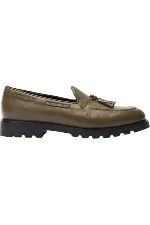 Scarosso Sko, Herre, Grøn, 44 EU, Læder, Raffaello Loafers
