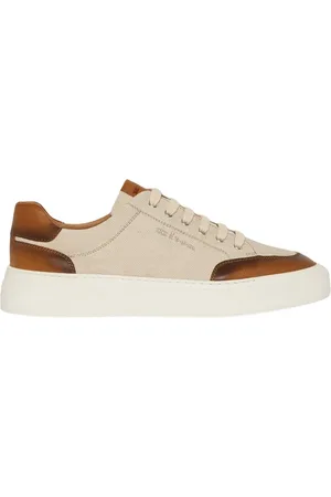 Kiton Sko, Herre, Brun, 41 1/2 EU, Læder, Elegante Læder Sneakers