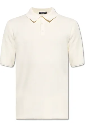 Dolce & Gabbana Top, Herre, , M, Bomuld, Ribbet poloshirt