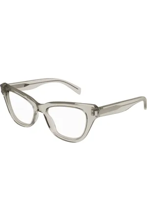 Saint Laurent Tilbehør, unisex, Grå, ONE SIZE, Uld, Elegant Læder Skuldertaske