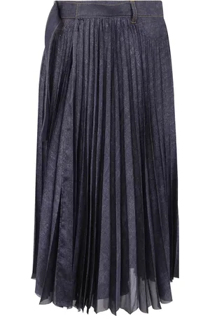 SACAI Nederdel, Dame, Blå, S, Denim, Denim Mix Nederdel