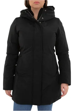 Woolrich Jakke, Dame, Sort, S, Uld, Sort Boulder Parka til kvinder