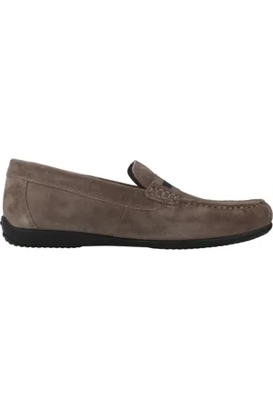 Geox Sko, Herre, Brun, 42 EU, Uld, Stilfulde Loafers Ascanio Model
