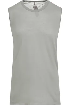 Rick Owens Top, Herre, Grå, S, Bomuld, Ru01E5151.Uc T-Shirt