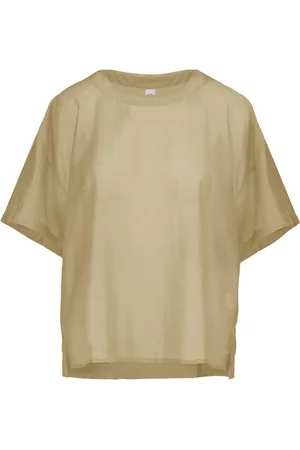 Bomboogie Top, Dame, Grøn, M, Lyocell Voile Over Bluse