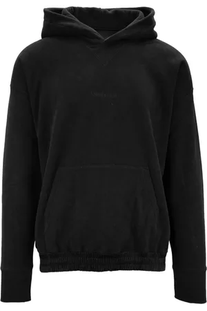 Saint Laurent Sweathshirts & Hoodies, Herre, Sort, L, Bomuld, Hættetrøje med broderet logo