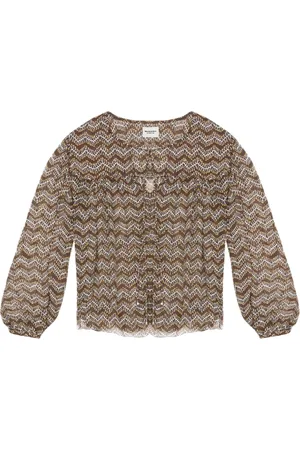 Isabel Marant Bluser & Skjorter, Dame, Flerfarvet, M, Elegant Sorte Skjorter