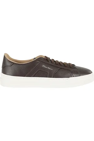 santoni Sko, Herre, Brun, 44 EU, Uld, Stilfulde Sneakers