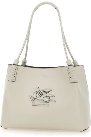 Etro Taske, Dame, Hvid, ONE SIZE, Uld, Hvid Libra Skuldertaske