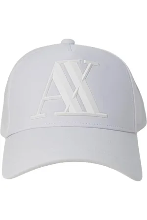 Armani Exchange Tilbehør, Herre, Hvid, ONE SIZE, Bomuld, Visir i bomuld