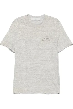 Golden Goose Top, Herre, Grå, M, Bomuld, Grafisk Print T-shirt
