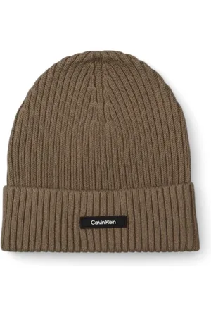 Calvin Klein Tilbehør, Herre, , ONE SIZE, Bomuld, Luksus Cashmere Bomuld Blend Kasket