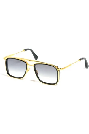 John Dalia Tilbehør, unisex, Gul, ONE SIZE, Uld, Stilfulde solbriller til din stil