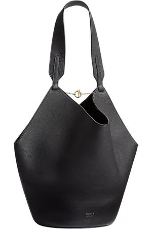 Khaite Taske, Dame, Sort, ONE SIZE, Læder, Lotus Small Tote Taske i Sort