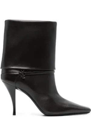 Saint Laurent Sko, Dame, Brun, 36 EU, Læder, Niki Støvletter