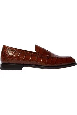 Scarosso Sko, Herre, Brun, 44 EU, Læder, Stefano Loafers