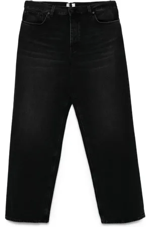 haikure Jeans, Herre, Sort, W33, Sorte Jeans med Spænde-Lukning