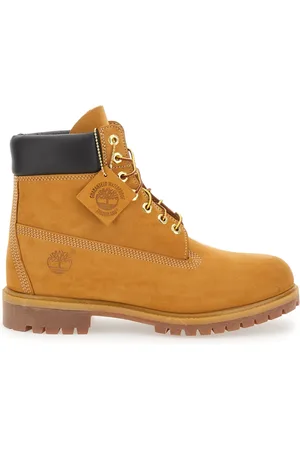 Timberland Sko, Herre, Gul, 40 1/2 EU, Gule vandtætte snørestøvler