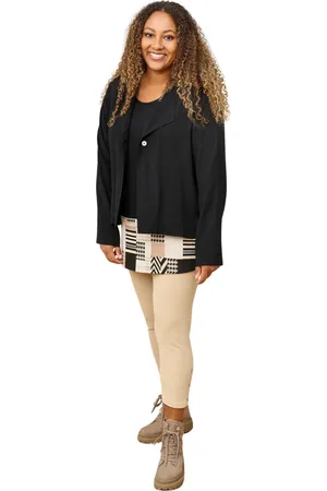 Pont Neuf Strik, Dame, Sort, L, Uld, Elegant Freda Cardigan