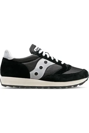 Saucony Sko, Herre, Sort, 38 1/2 EU, Nylon, Blk/Wht Jazz Original Sneakers